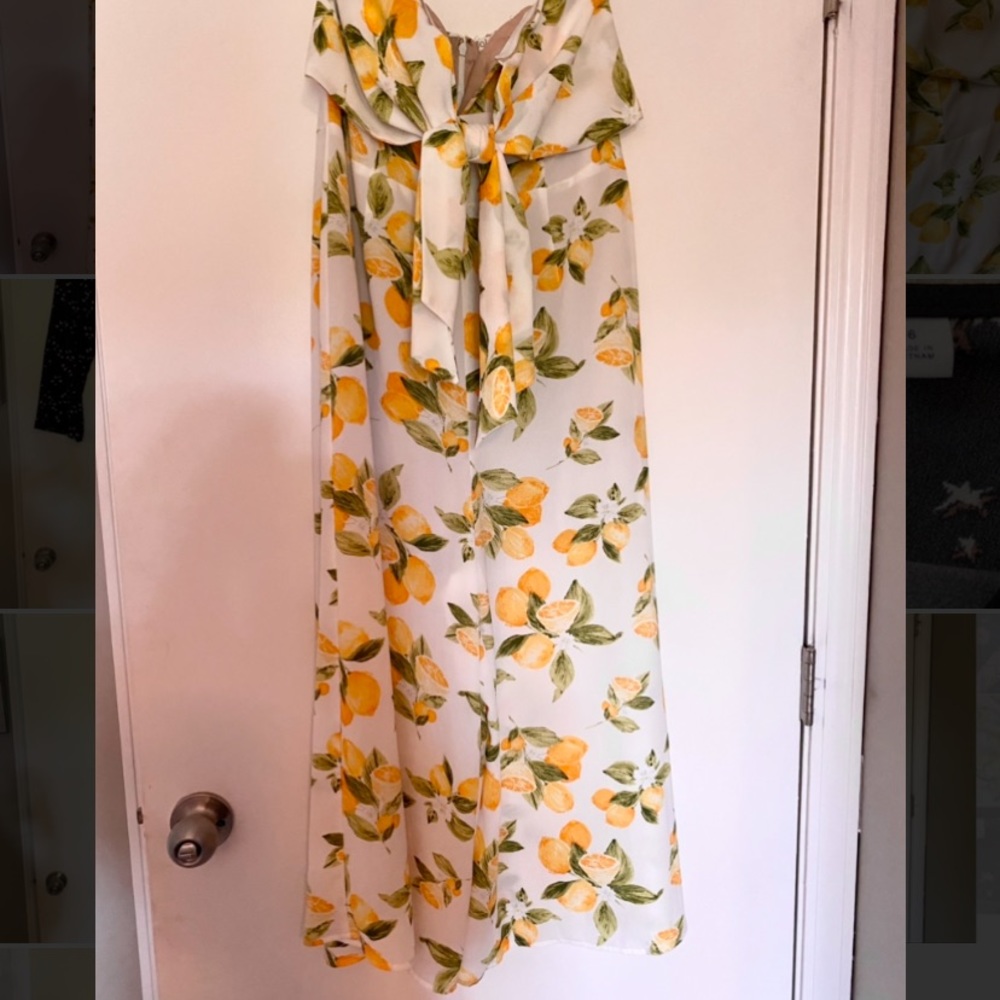 Lola Grace Lemon Strapless Romper